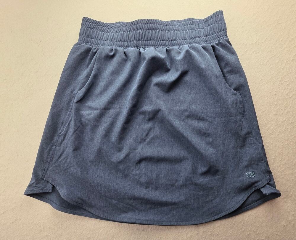 Albion Blue Elastic Waist Skirt Size Small
